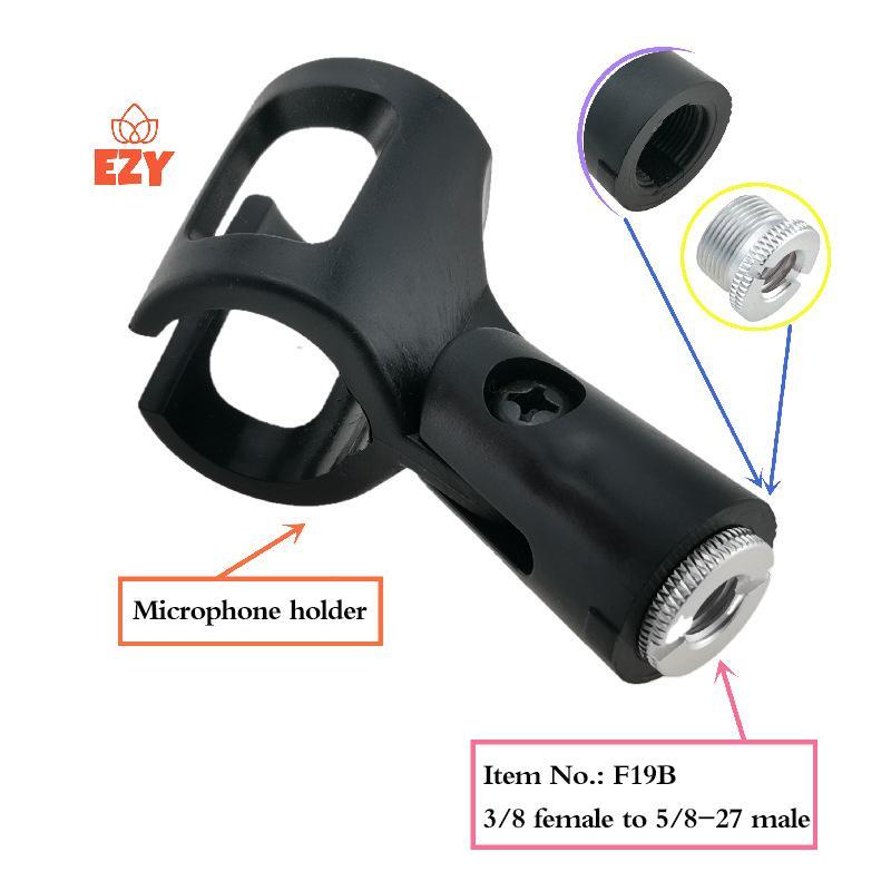 EZY 1/4 3/8 นิ้วถึง 5/8 ขาตั้งไมโครโฟนแปลงสกรูอุปกรณ์เสริมสําหรับขาตั้งกล้องขาตั้งไมโครโฟนอะแดปเตอร์