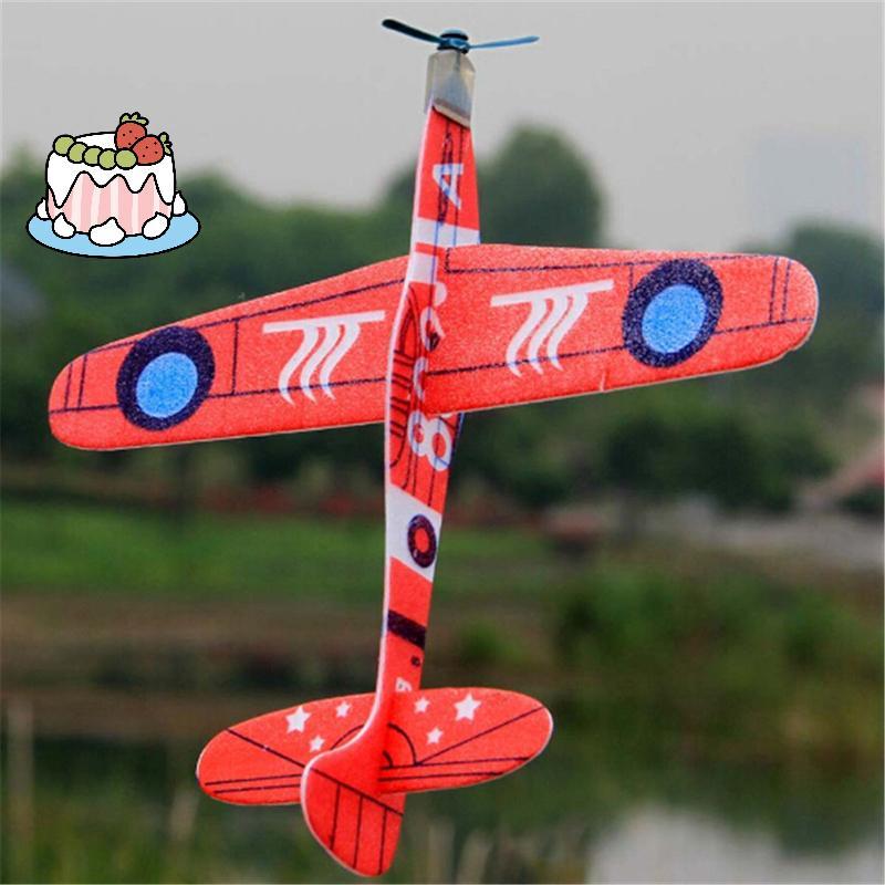 [Sep] 19 ซม.มือโยนบินเครื่องร่อนเครื่องบินโฟมเครื่องบินปาร์ตี้กระเป๋าฟิลเลอร์ของเล่นเด็ก [COD]