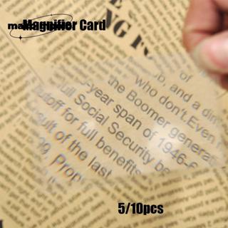 5/10 ชิ้น 3 X แว่นขยายเลนส์โปร่งใสอุปกรณ์เสริมเครื่องมือขยาย