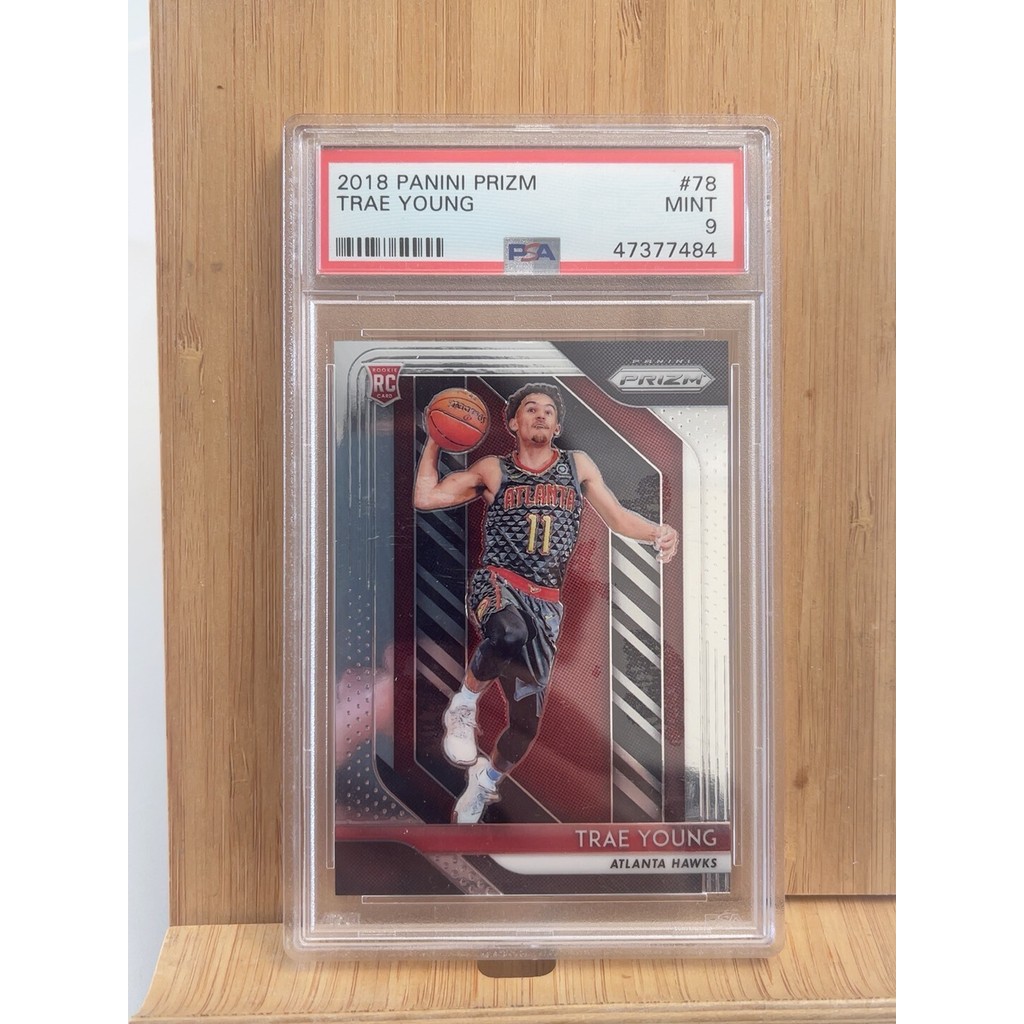 2018-19 Panini Prizm Trae Young RC PZ Panini Prizm Trae Young RC PZ Rookie Eagle Blowing Panini Priz