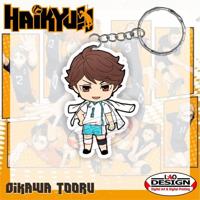Gantungan Kunci TOORU OIKAWA Haikyuu - Gantungan Kunci อะนิเมะ Haikyuu - Gantungan Kunci Lucu