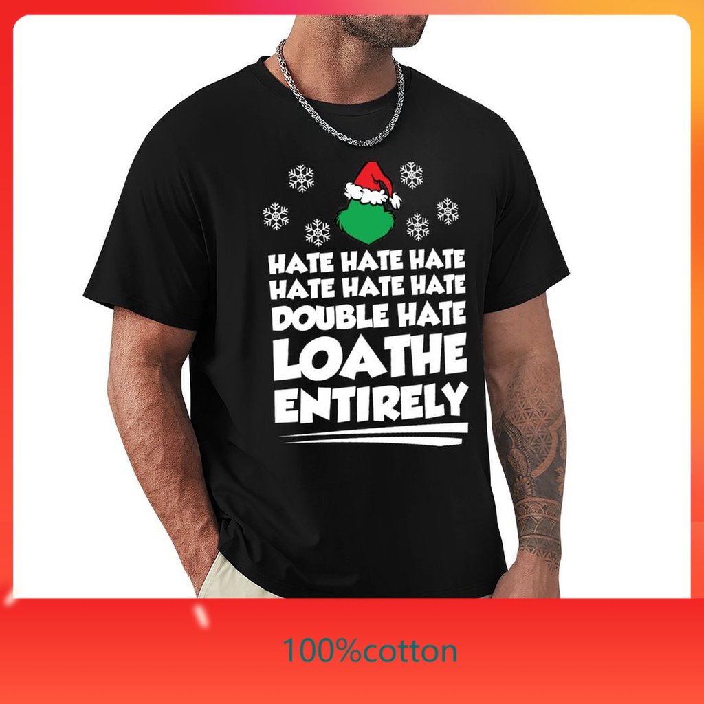 แฟชั่นLoathe Entirely T-Shirt heavyweight t shirts cute tops Anime t-shirt men clothing