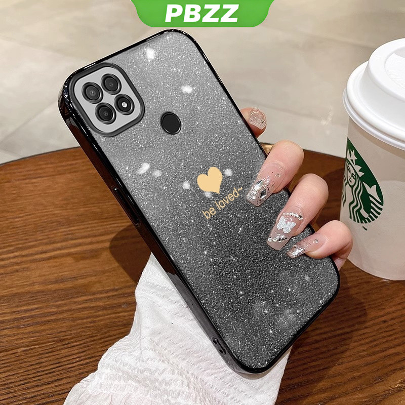 PBZZ  เคส มือถือ ซิลิโคนนิ่ม ใส กันกระแทก แต่งกลิตเตอร์ สําหรับ oppo a15 a15s a35 SFAX01 ราคา ถูกที่สุด ดีลบีเคเค แกลเลอรีภาพที่ 5