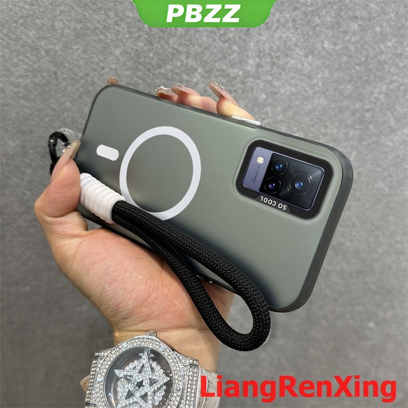 PBZZ เคสสําหรับ vivo v20 PRO v20se v23e v23 v21 v21e 5G เคสโทรศัพท์ เคสแข็ง TPU กันกระแทก ดีไซน์ใหม่ความงามพร้อมที่วางและเชือกเส้นเล็กน่ารัก CYDTBS02