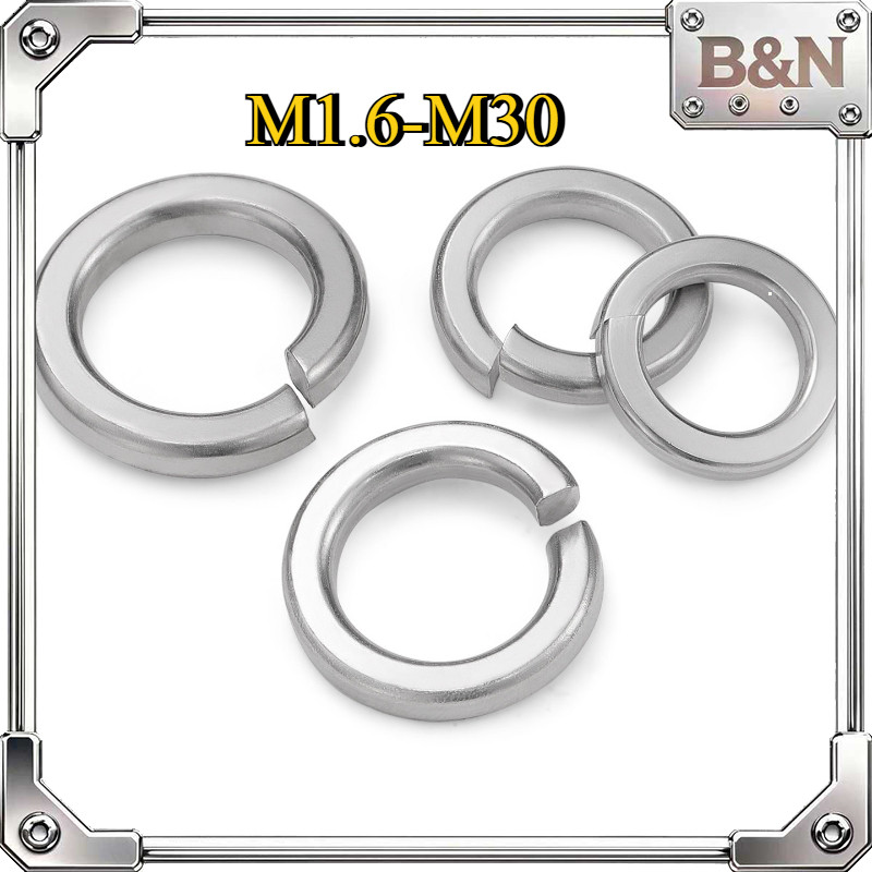 ปะเก็นยางยืดสแตนเลส 316, ปะเก็นสปริง GB93 ปะเก็น M1.6/M2/M2.5/M3-M30B&N