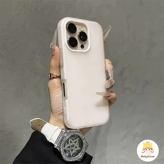 เคสไอโฟน 17 15 สำหรับ IPhone 11 17 12 13 16 14 Pro Max 15 16 7 14 8 Plus XS X XR Max ขั้นสูงง่ายๆสีสดใหม่ 2 in 1 ปกอ่อน