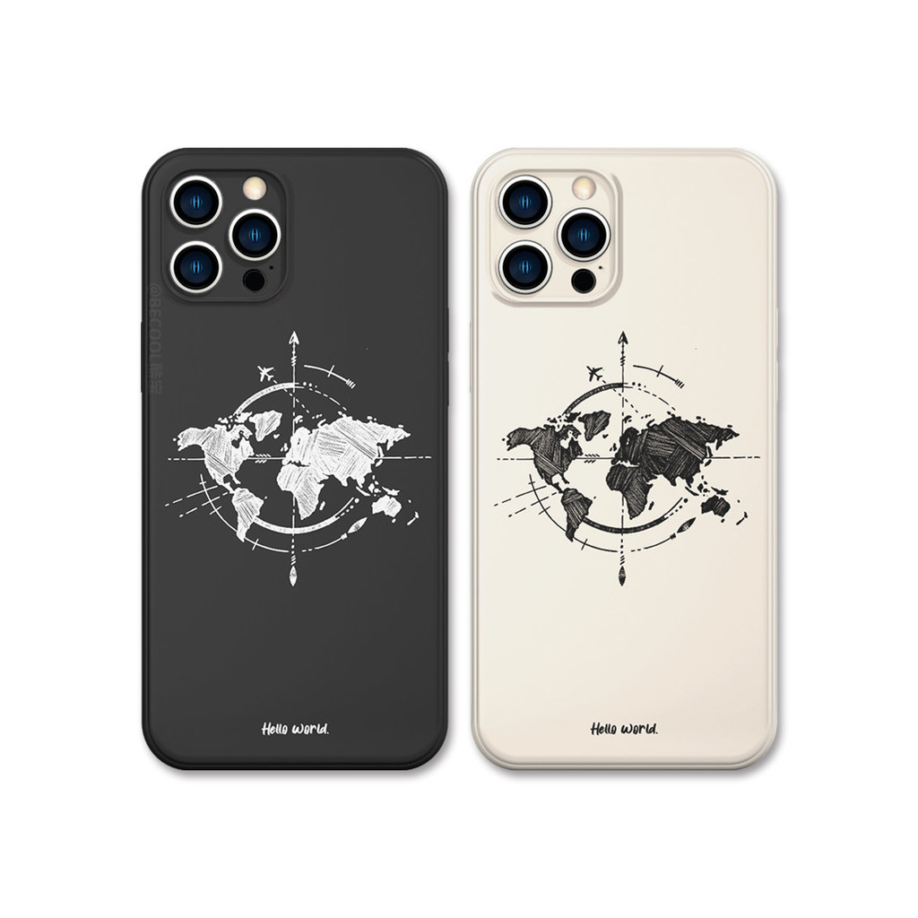 เคส iqoo 12 iqoo z9 5g เคส เคสโทรศัพท์กราฟฟิตีคู่ของ Huawei Apple แบบเรียบง่ายรวมทุกอย่าง