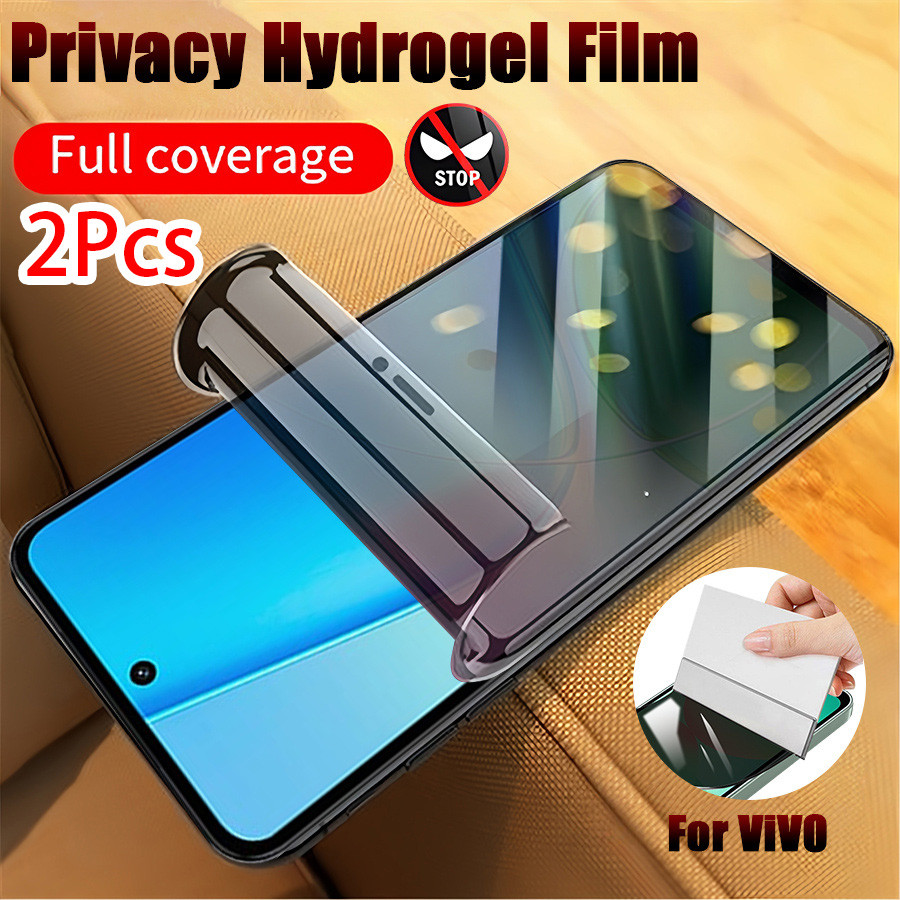 2Pcs กันเสือก ความเป็นส่วนตัวป้องกันหน้าจอ สำหรับ Vivo V60 V50 V40 V30 V30E V29E V27E V25E V23E S1 Y03 Y04 Y11 Y12 Y12S Y15 Y15S Y17 Y16 Y18 Y19 Y19S Y20 Y21D Y33S Y22 Y27 Y28 Y29 Y30 Y31 Y35 Y36 Y39 Y50 Y51 Y52 Y53S Y55 Y72 Y73 Y75 Y76 Y77 Y78 Y95