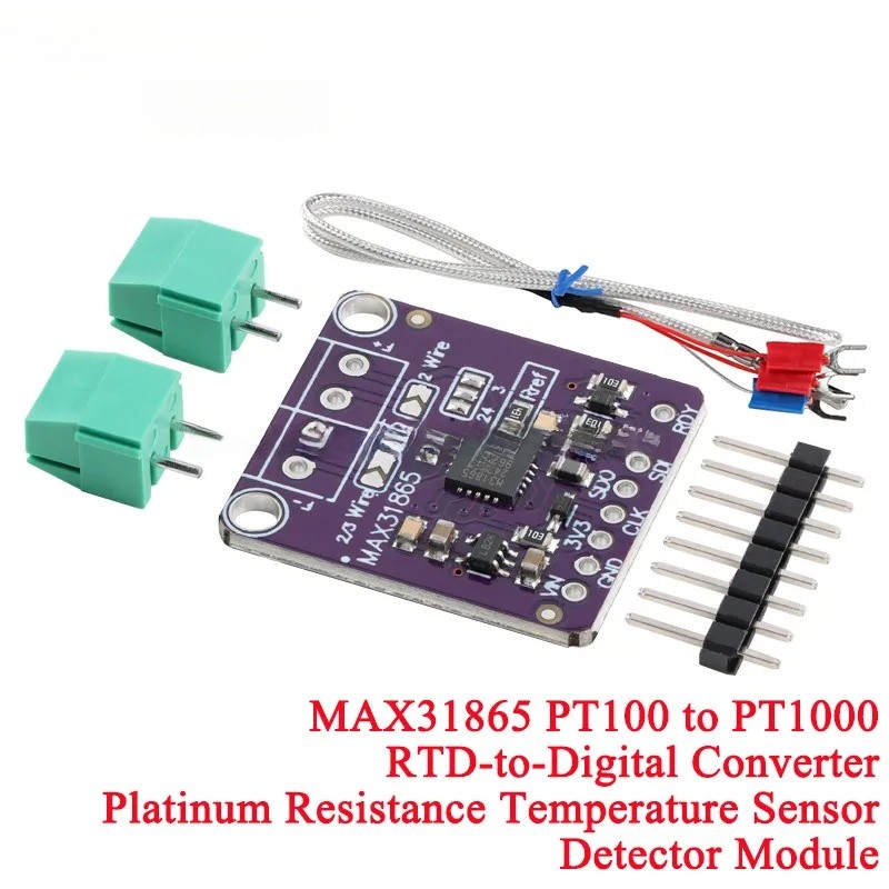 MAX31865 PT100 ถึง PT1000 RTD-to-Digital Converter Board อุณหภูมิ Thermocouple Sensor เครื่องขยายเสี