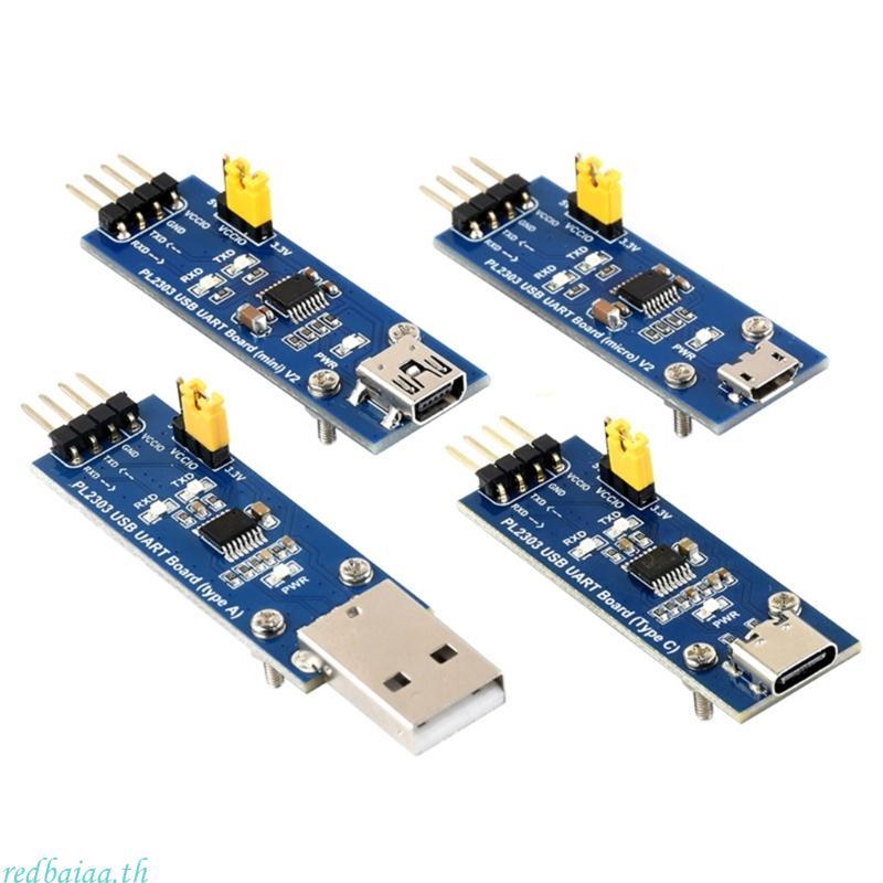 Redbaiaa PL2303 USB UART Board PL2303 USB to Serial TTL Module USB to TTL Converter UART