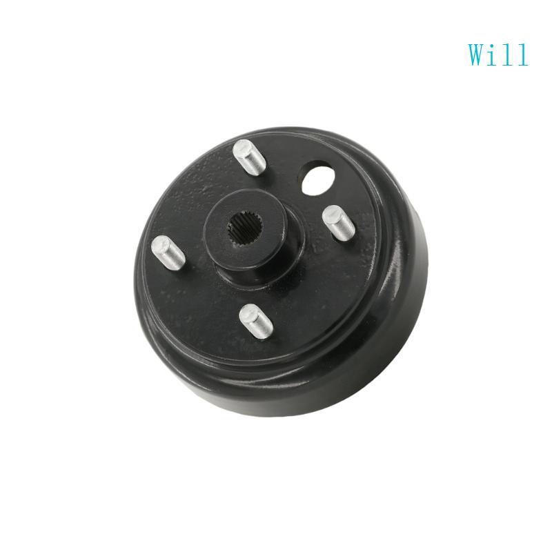 Will 24 Splines Hole Golf Cart เบรคกลอง Hub Assembly Golf Cart ดรัมเบรก