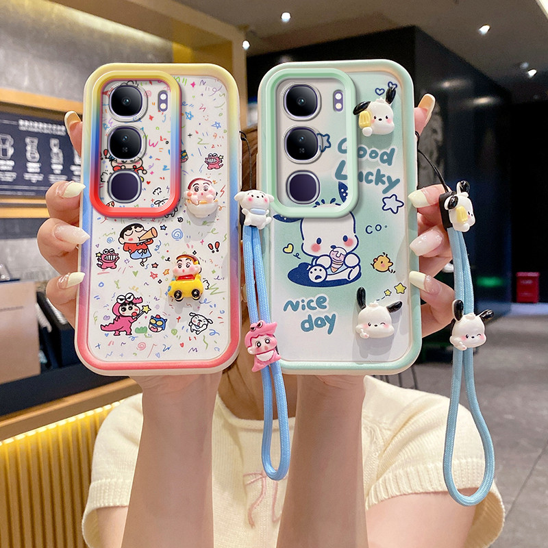 เคส Vivo Y200 5G / V40 Lite  TPU เคส XX2TYGZ1 ตุ๊กตาสามมิติกรณีโทรศัพท์ที่สวยงาม