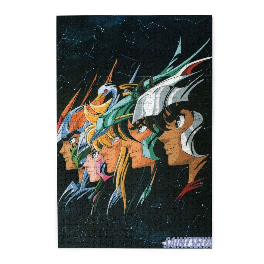 Saint Seiya จิ๊กซอว์ไม้ชุดประกอบเด็กผู้ใหญ่ Unzip ของเล่น 1000 ชิ้น W