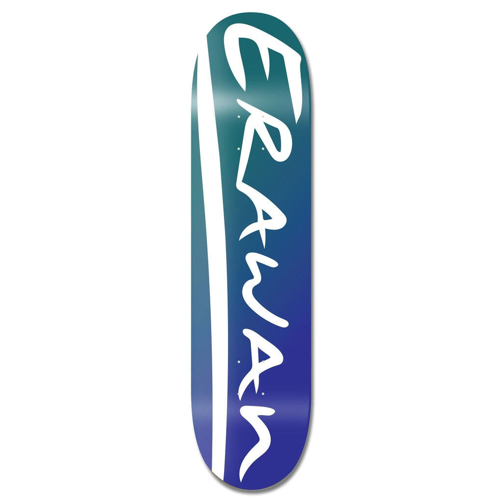 Erawan Skateboards "Title" Deck Navy/Emerald 8.25 x 32