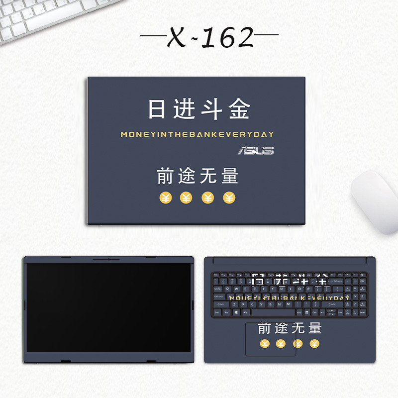 ASUS Vivobook Pro 15 OLED D6500Q 3pcs ABC ไม่มีสารตกค้าง Costomized คอมพิวเตอร์แล็ปท็อป Precut Decal