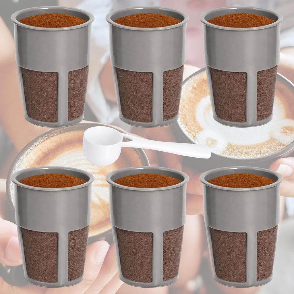Podoy K250 Extra Reusable Coffee Inner Filter สําหรับใช้งานร่วมกับ Keurigg My K 2.0 K300 K350 K375 K