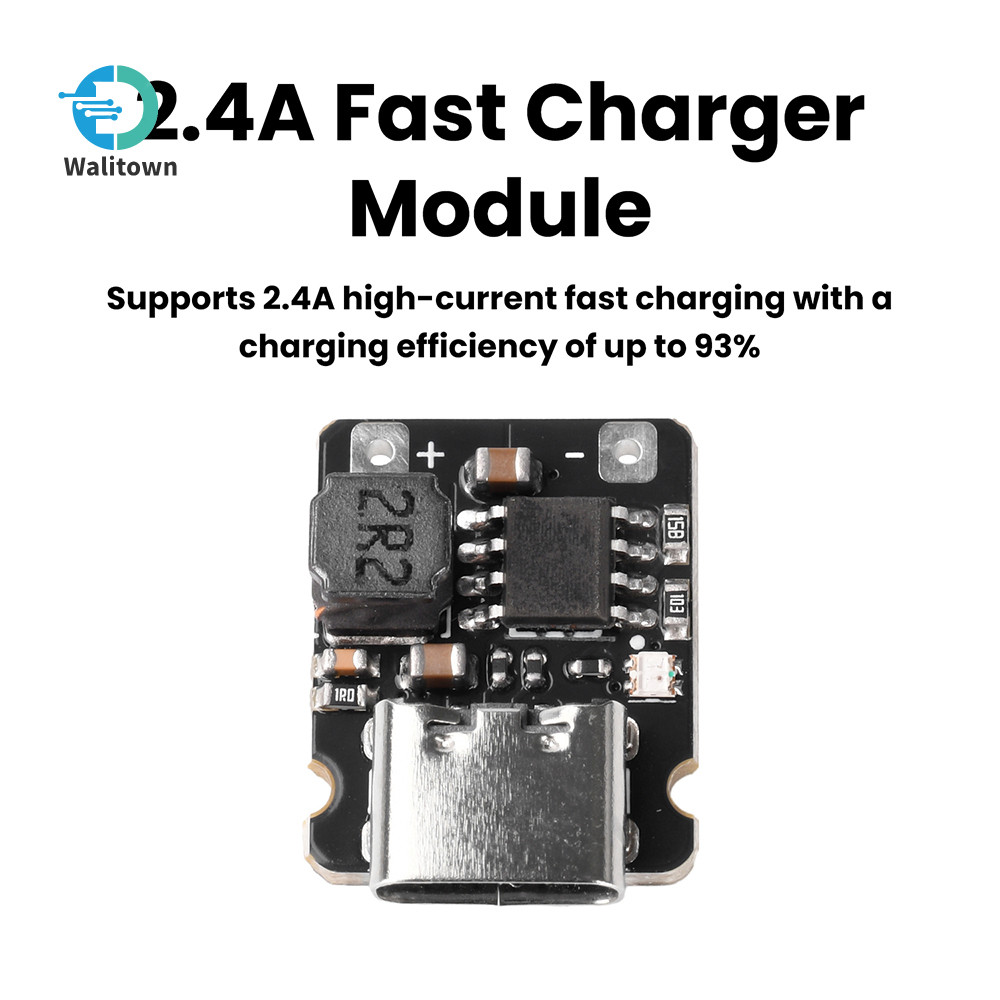 Mini 1S 3.2V 3.6V LiFePO4 แบตเตอรี่ชาร์จ 2.4A Fast Charger โมดูล Trickle/Constant Current ชาร์จ