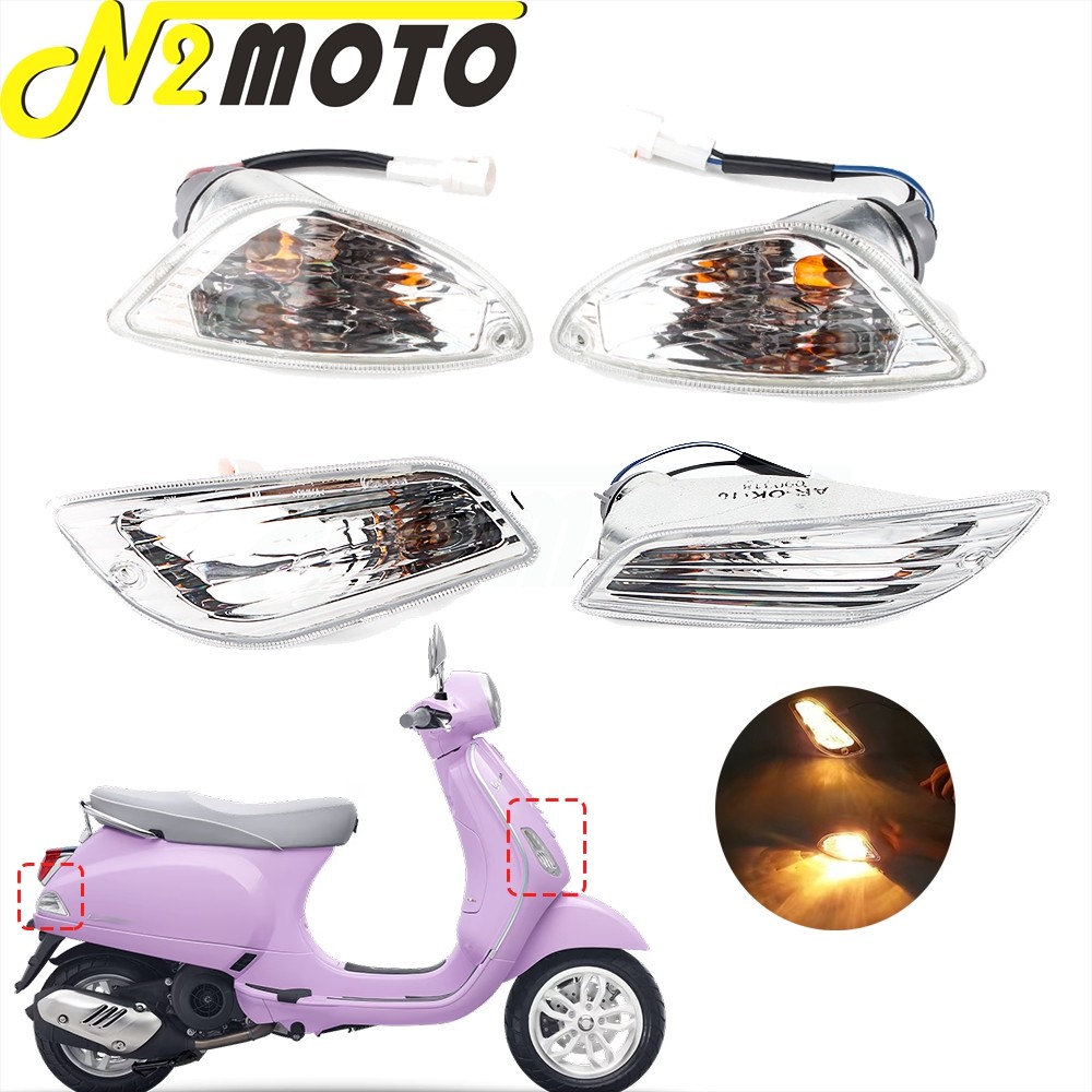 TC Motorcycle Front Signals Indicator Light For LXV50 LXV125 LXV150 LX 50 125 150 2 Takt 4Takt Scoot