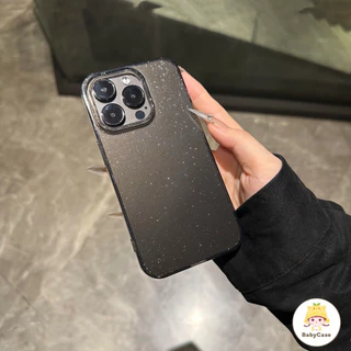 เคสไอโฟน 17 สำหรับ IPhone 16 13 11 15 12 17 Pro Max 15 16 7 8 14 Plus XR X XS Max ซอกขั้นสูงที่น่ารักแป้งกลิตเตอร์ปกปิด