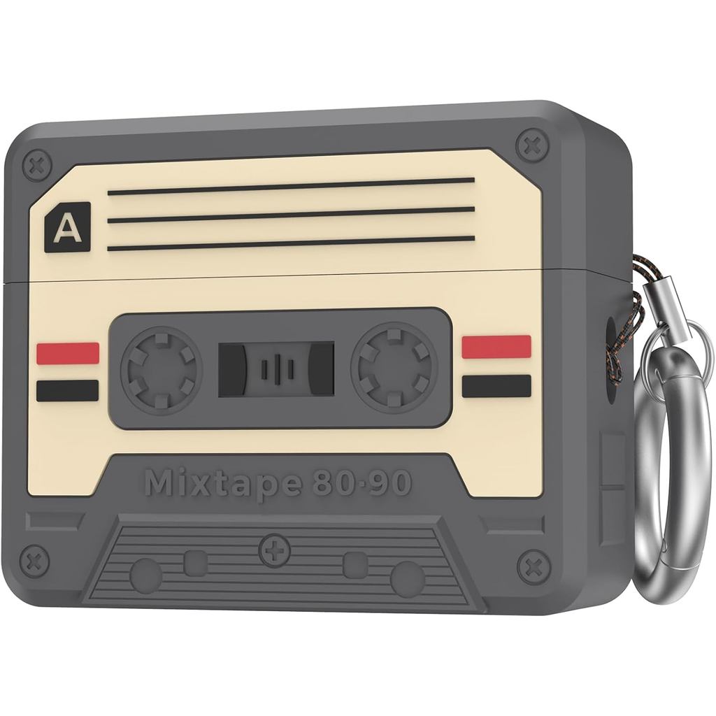 สําหรับ AirPods Pro 3 Case - 2025 Retro Silicone Mixtape Design Case สําหรับ Apple AirPods Pro 3rd G