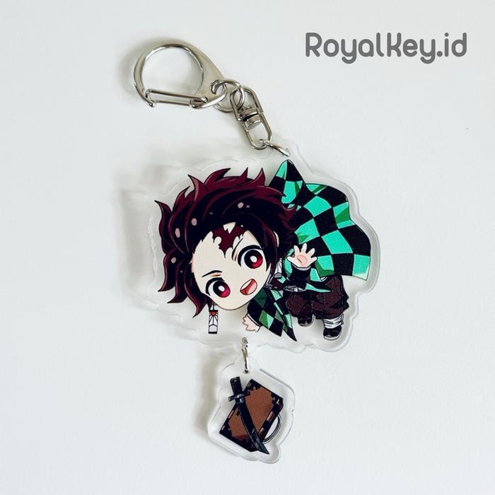 Kimetsu No Yaiba [Demon Slayer] พวงกุญแจ / พวงกุญแจ Kunci Karakter พวงกุญแจ Hadiah อะนิเมะ Kimetsu ไ