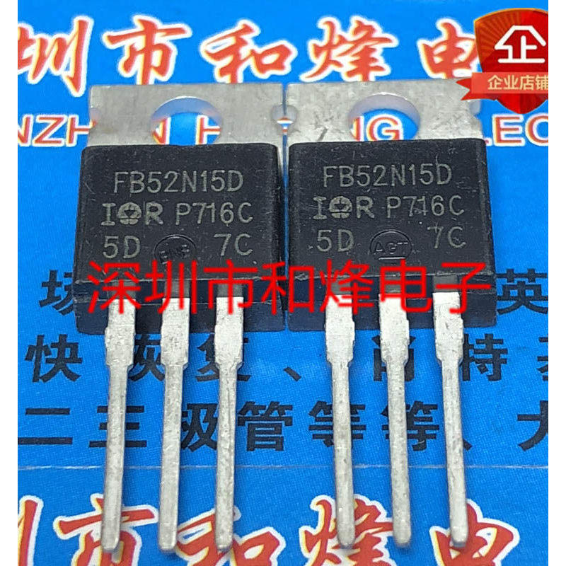 [ราคาเดียว] FB52N15D IRFB52N15D TO-220 MOS Field Effect Tube 150V 60A