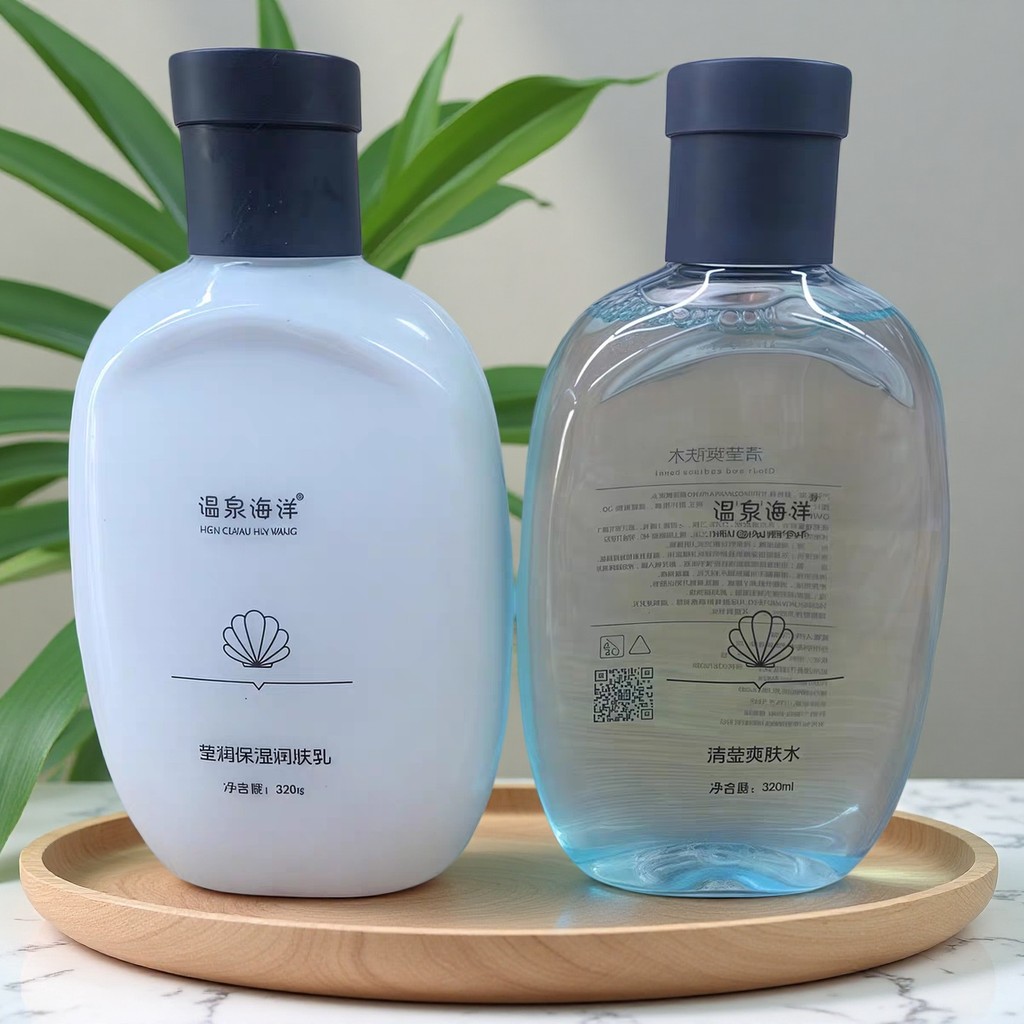 ของแท้ Hot Spring Ocean Moisturizing Moisturizing Moisturizer After Bath Lotion Toner Set Unisex 320