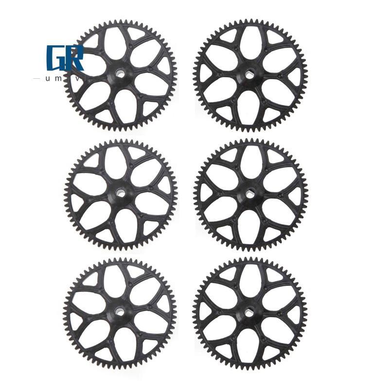 6 ชิ้นเกียร์หลักสําหรับ V911S V977 V988 V930 V966 XK K110 RC เฮลิคอปเตอร์เครื่องบิน Drone อะไหล่อุปก