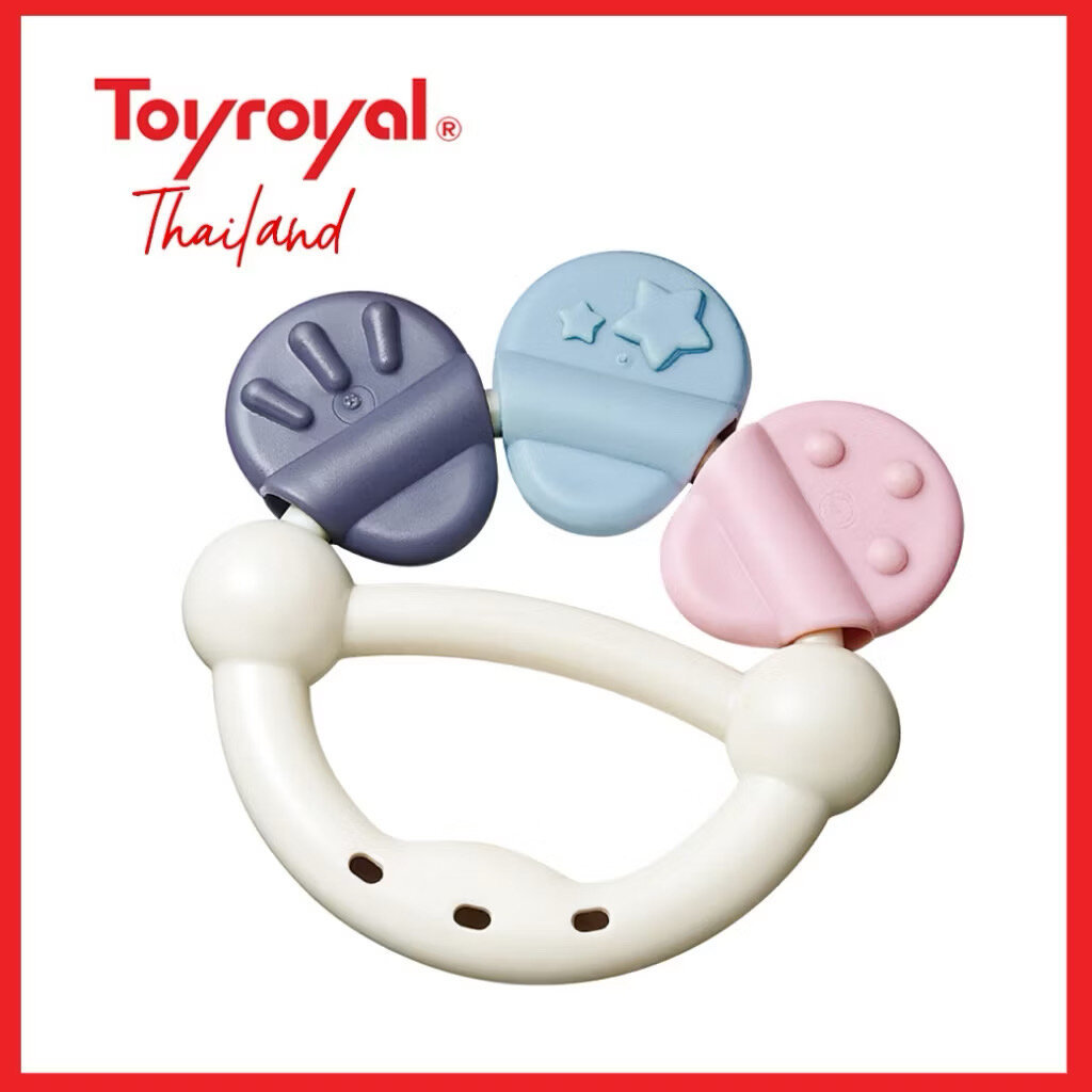 Toyroyal ของเล่นกัด เขย่า ของเล่นเสริมพัฒนาการ สไตล์นอร์ดิก - Teether (3133)