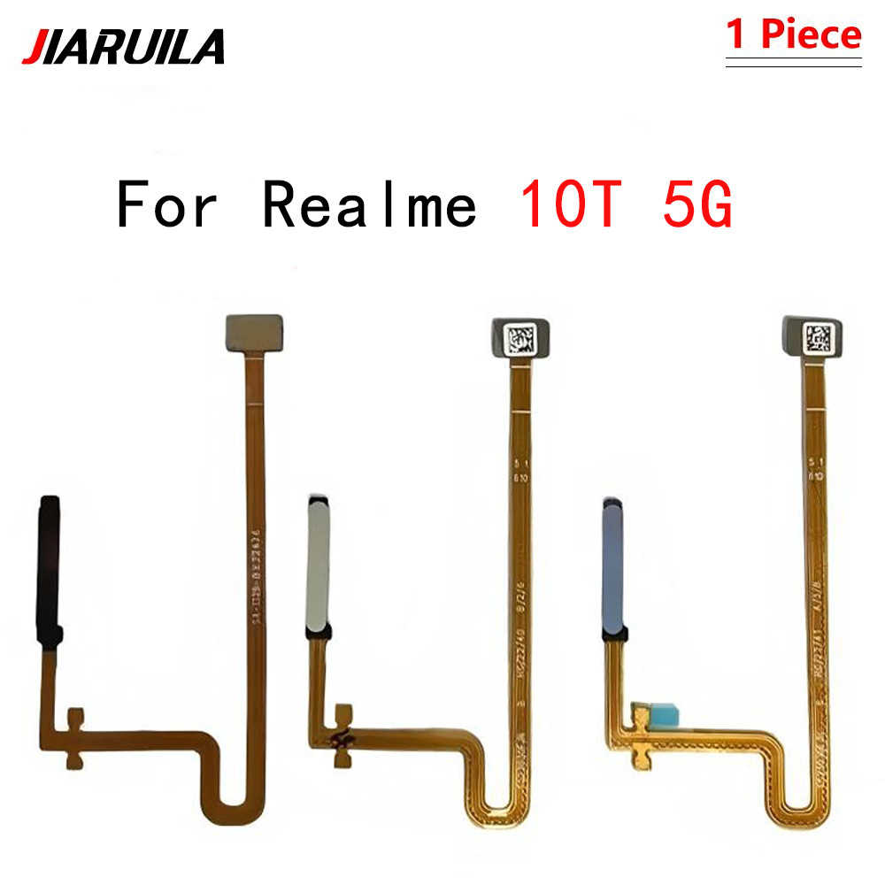 สําหรับRealme 10T 5Gลายนิ้วมือปุ่มเซ็นเซอร์เครื่องสแกนเนอร์Touch ID Connecter Flex Cable