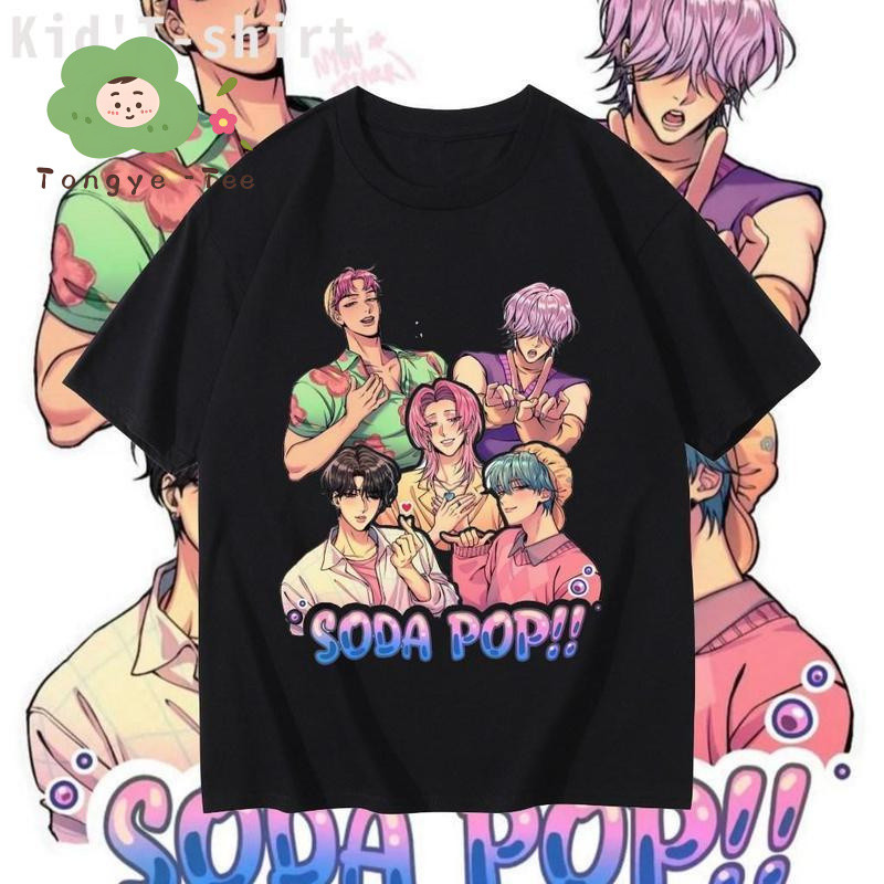 [COD]XK2 เสื้อยืด นักล่า Demon สไตล์ Kpop, Soda Boys Soda Huntrix Pop Tee เท่านั้น, เสื้อยืดแขนสั้นลำลองฤดูร้อน, เสื้อที