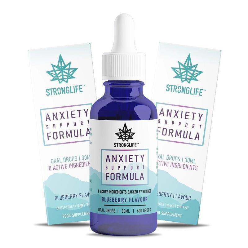 Stronglife Calming Drops- 8 Active Ingrine - Valerian Root, Passionflower, Ashwagandha, Root, Citrat