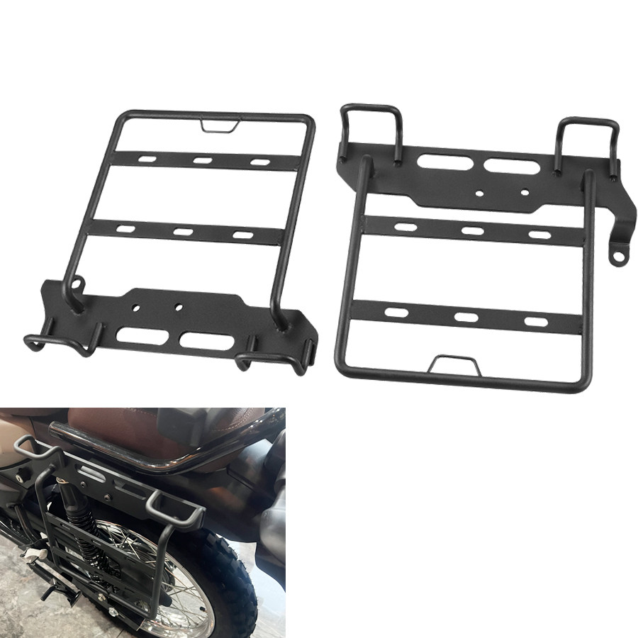 รถจักรยานยนต์ Saddlebag สนับสนุนวงเล็บด้านข้างกระเป๋าผู้ถือ Mount Brackets อะไหล่ Fit สําหรับ Yamaha