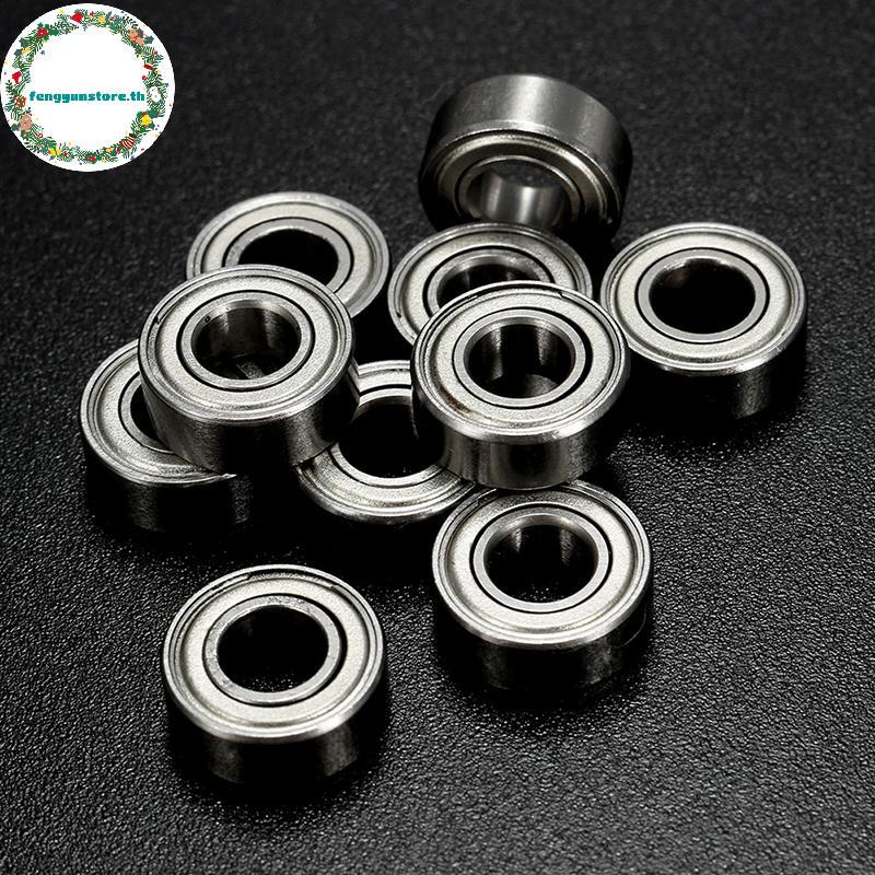 YUNSTORE 10 PC 686ZZ 6x13x5 มม.Miniature Ball Bearing 6*13*5 มม.โลหะ Shielded Mini Bearings TH