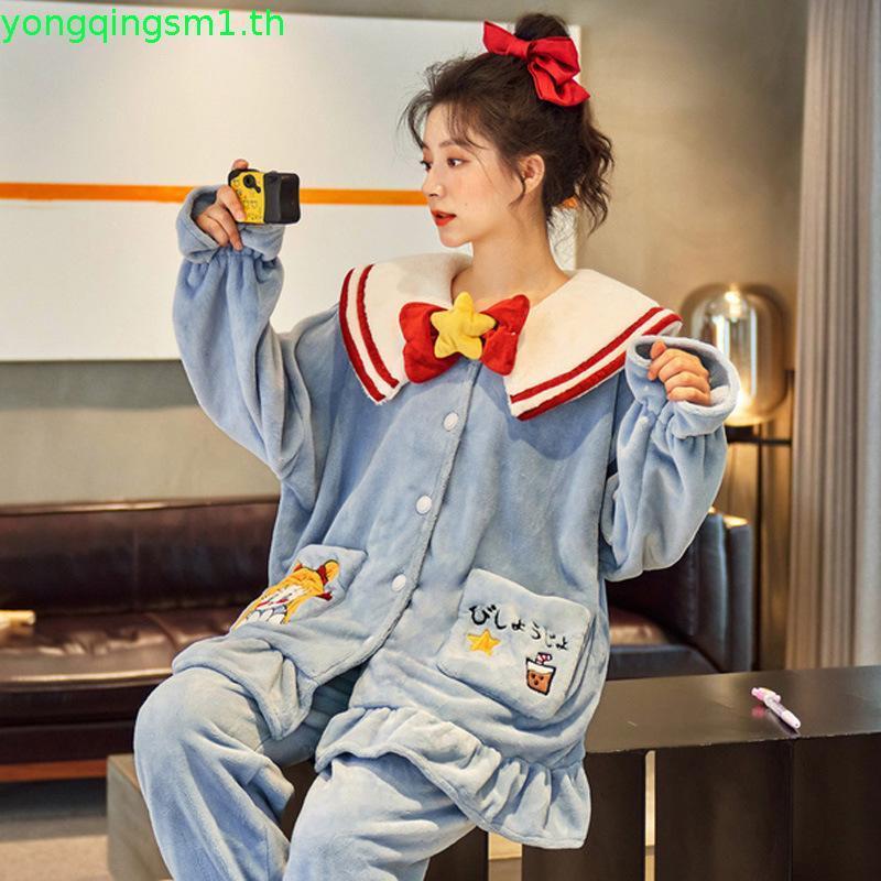 Fds แอปริคอท เมโลดี้ ผ้าสักหลาด การ์ตูน คอกลม แบบสวมหัว หวานแหวว ฤดูหนาว ผู้หญิง ใหม่ น่ารัก แขนยาว 