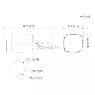 HAC-HFW1500TLM-IL-T / Dahua กล้องวงจรปิด 5MP (Lens2.8mm) Smart Dual Light Two-way Talk