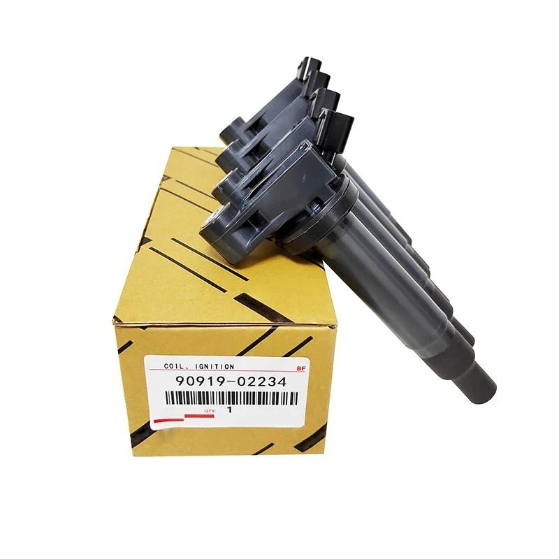 90919-02234 1 ชิ้น/4 ชิ้นสําหรับ Toyota Lexus 90919-02234 คอยล์จุดระเบิด 02-06 Camry 00-03 Siena 909