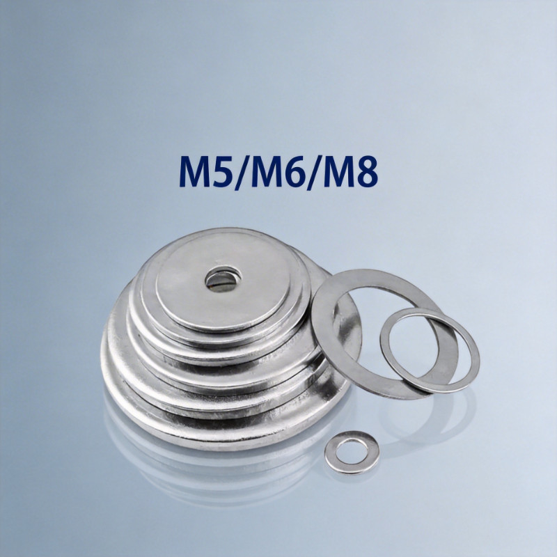 ยกกล่อง แหวนอีแปะ แหวนรอง น็อตสกรู สแตนเลส 304 M5/M6/M8 / Flat Washer Stainless Screw  SUS304 YEDA