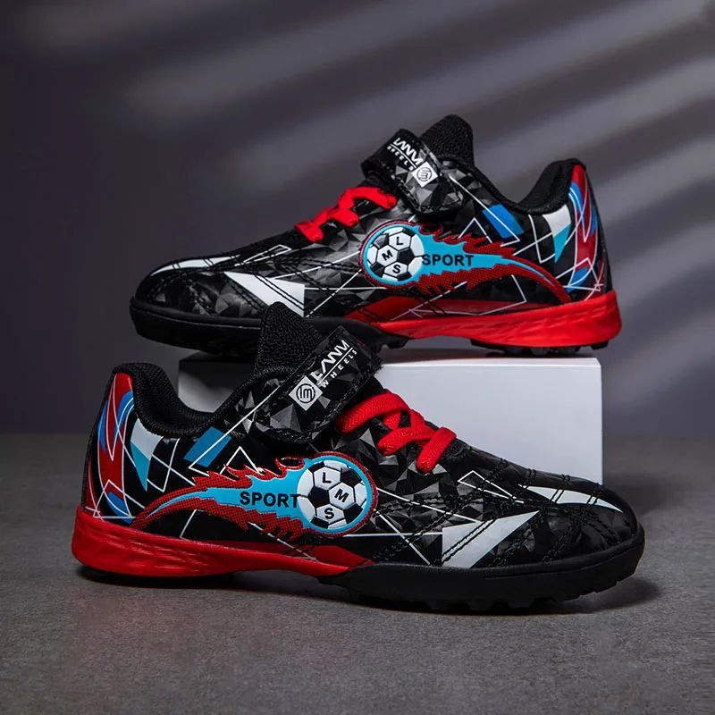 Childrens Football Shoes Outdoor Artificial Grass Training Soccer Boots Football Teen Sneakers Kids 