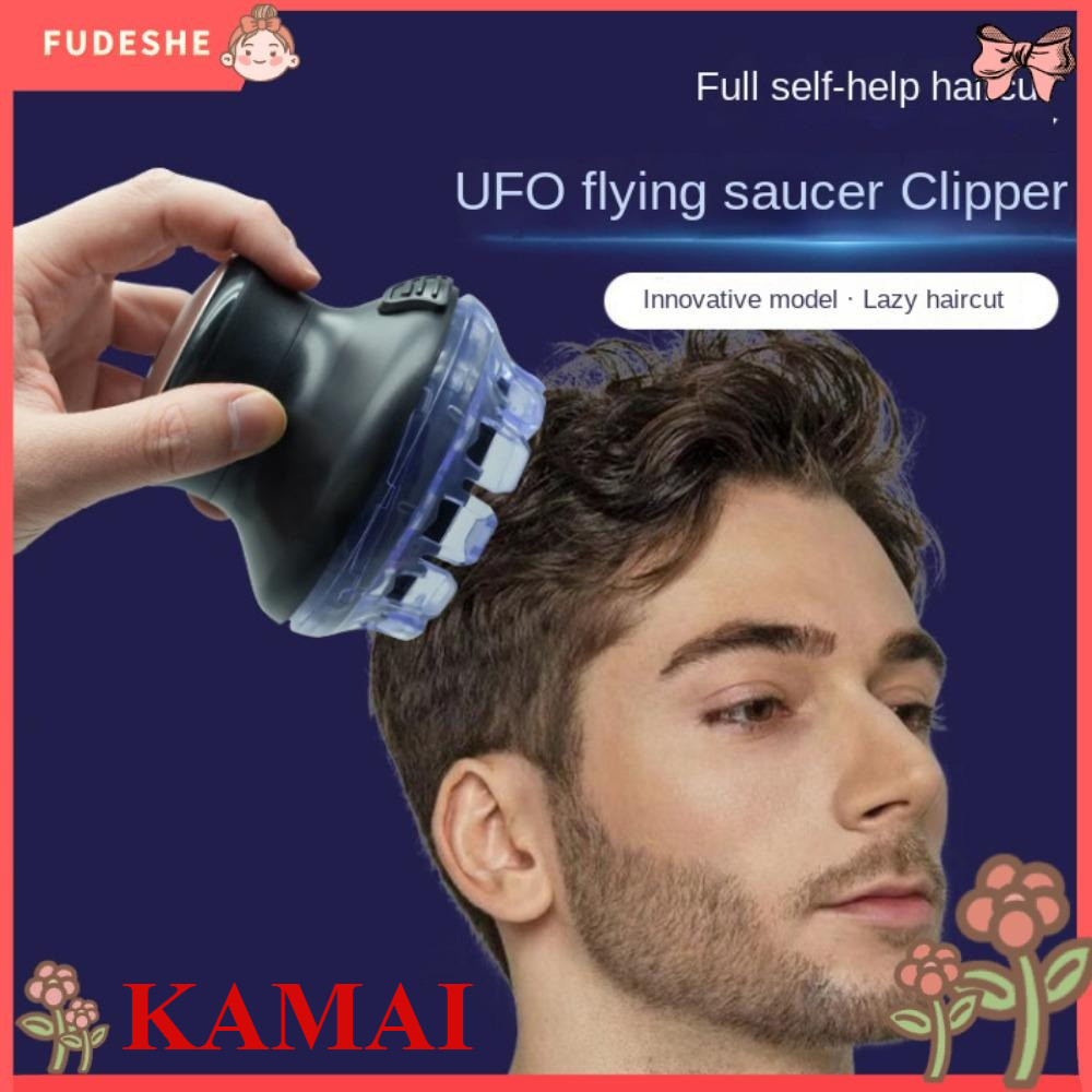 แบรนด์ที่มีชื่อเสียง KAMAI <รับประกันตลอดอายุการใช้งาน> FUDESHE ร้านทำผมวิเศษ ปัตตาเลี่ยนไฟฟ้าจานบิน