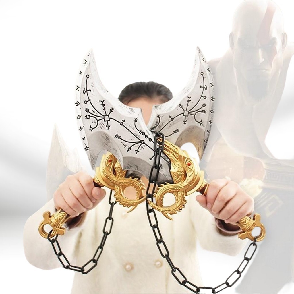 [Pre Order] Blades of Chaos ดาบโซ่คู่ ของ เครโทส (Kratos) God of War วัสดุ PU ขนา 45 cm 3 g.