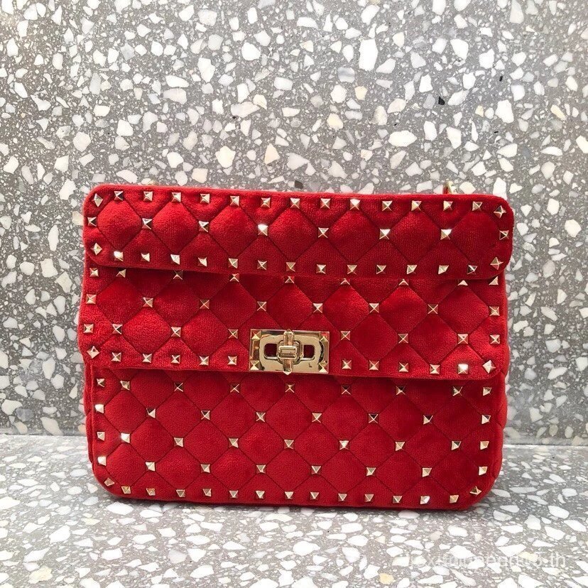 Valentino VLTN Rockstud Spike Medium Chain Handbag