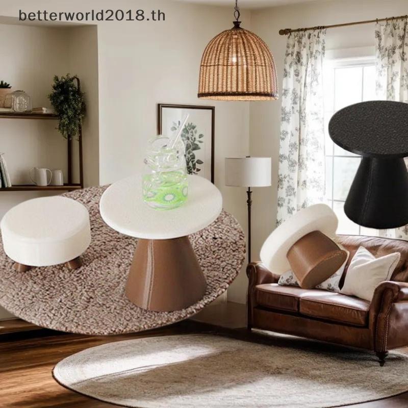 [bet] 4 ชิ้นตุ๊กตาจําลองตารางเครื่องประดับทําด้วยมือ DIY ฉากสตูลตกแต่งบ้านมินิของเล่นตุ๊กตาอุปกรณ์บ้