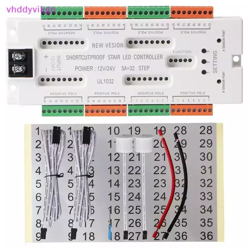 VHDD 32 ช่อง LED บันได Motion Sensor Controller thumbnail 6