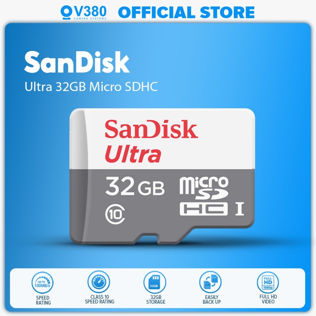 SanDisk Ultra 32GB Micro SDHC UHS-I Card Class 10 SDSQUNS-032G-GN3MN Memory Card (Speed up to 120MB/