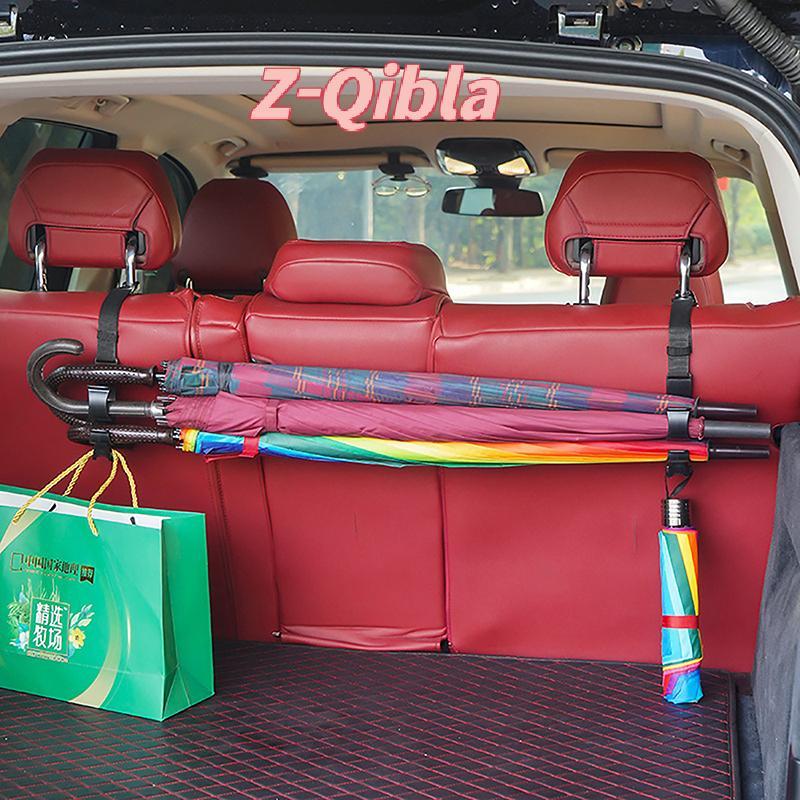 [Z-Qibla-t] 2 ชิ้นรถ Ba Seat Hook Multi-Function ที่นั่งด้านหลัง Headrest ตะขอแขวนร่มผู้ถือที่นั่ง Ba Storage ตะขอภายใน