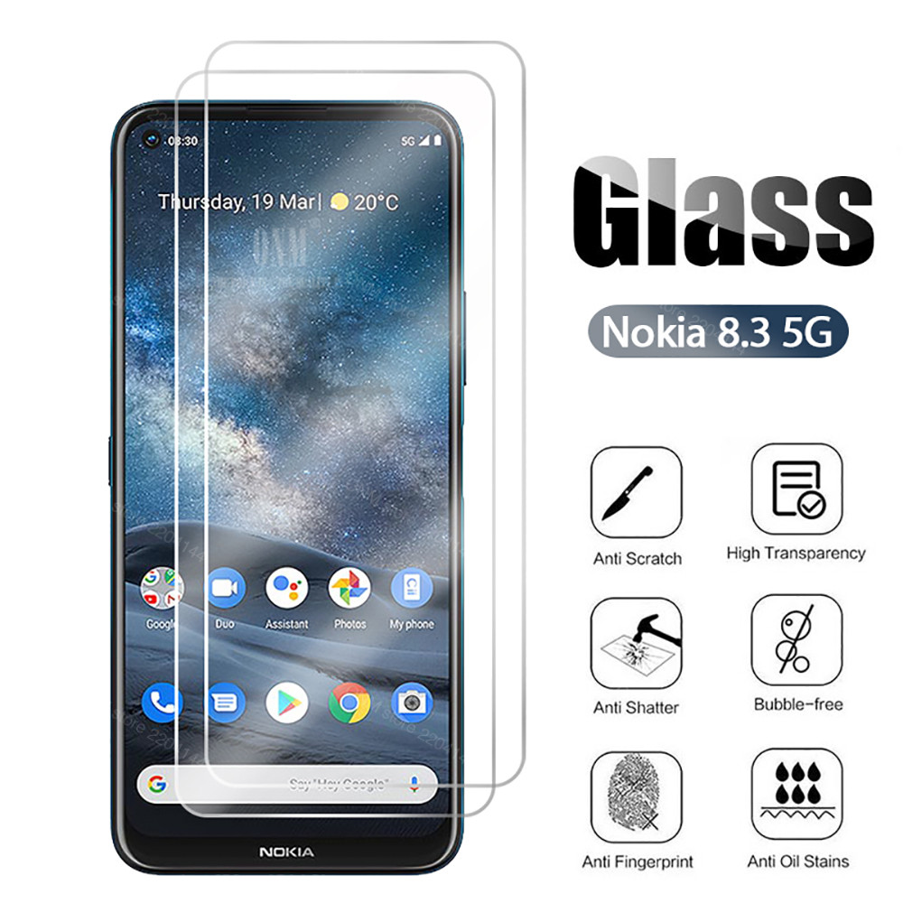 Nokia 8.3 5.3 2.3 1.3 3.4 2.4 X7 X6 X5 9H HD กระจกนิรภัยป้องกันหน้าจอฟิล์ม KONI