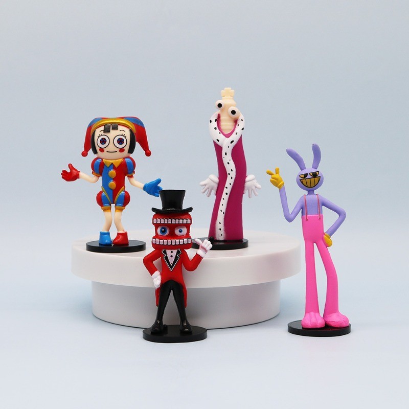 8PCS The Amazing Digital Circus รูปของเล่น,Pomni Caine ตัวเลขการกระทํา,Easter เครื่องประดับตกแต่งของขวัญ ราคา ถูกที่สุด ดีลบีเคเค แกลเลอรีภาพที่ 5
