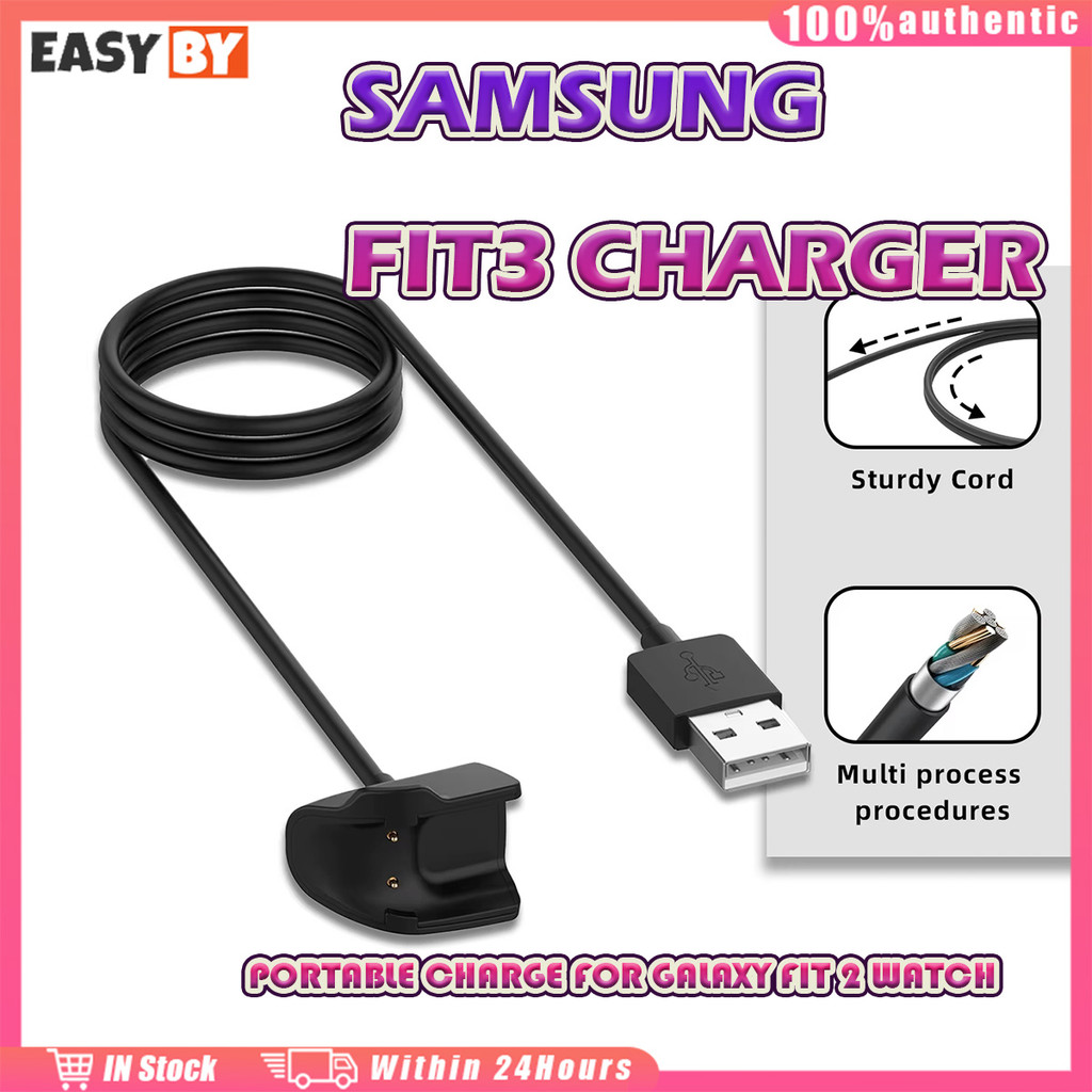 จัดส่งรวดเร็ว อะแดปเตอร์สายชาร์จ galaxy fit2 R220 ยาว100CM สายชาร์จพอร์ตโพรบ usb charger galaxy fit 