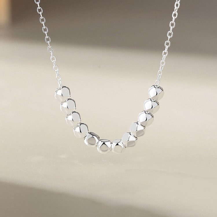 สร้อยคออัญชลีแบบหักราคาพิเศษ สำหรับสุภาพสตรี ดีไซน์เรียบหรู สไตล์ #SLL0107